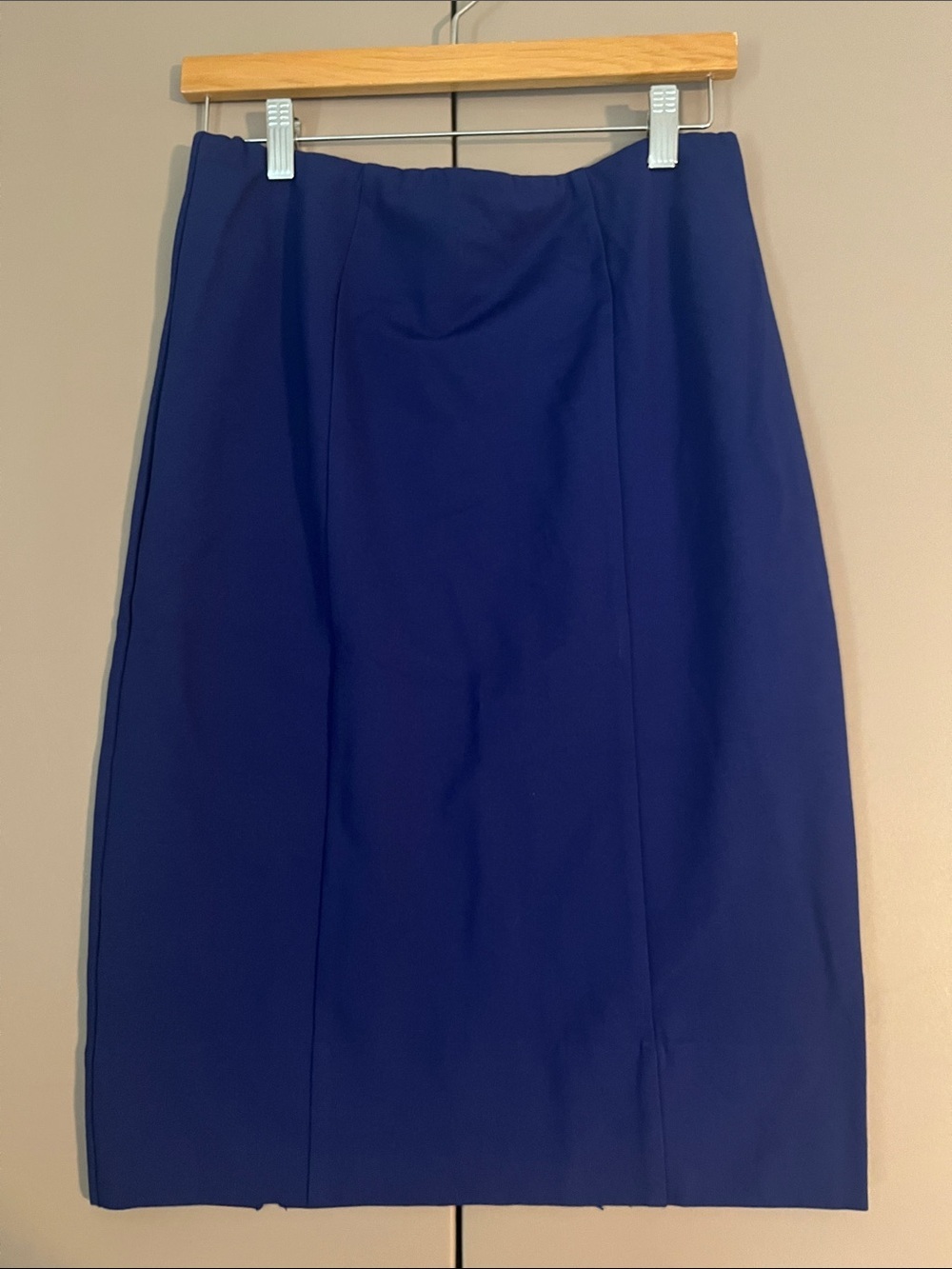 Skies Are Blue Royal Navy Pencil Skirt